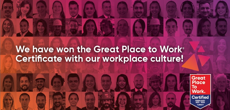 We have won the Great Place to Work Certificate with our workplace culture!