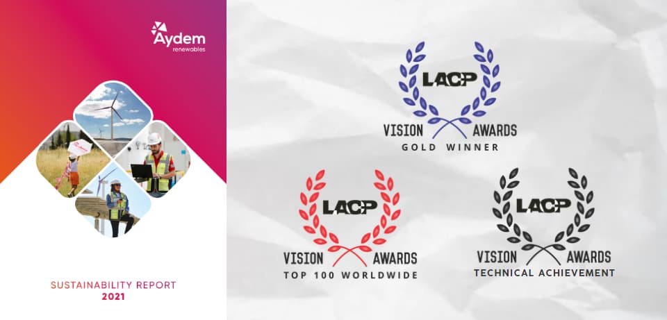 With our 2021 Sustainability Report, we are in the Top 100 of LACP Worldwide!